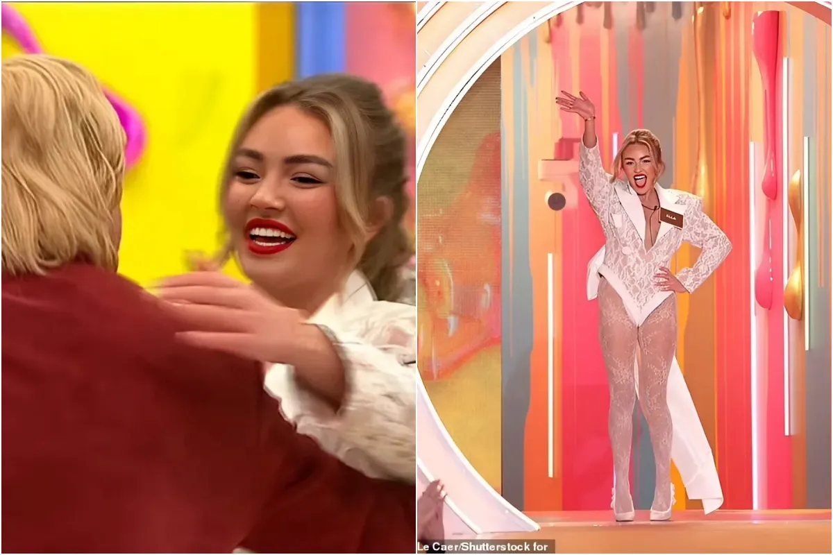 Celebrity Big Brother bosses are willing a romance between Ella Rae Wise and Chris Hughes as camera cuts straight to him during her entrance ngocc