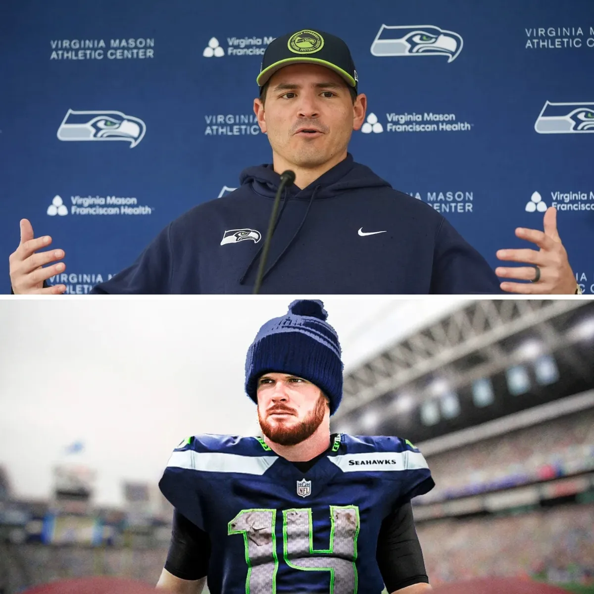 Seahawks' Mike Macdonald reveals why he's excited to work with Sam Darnold