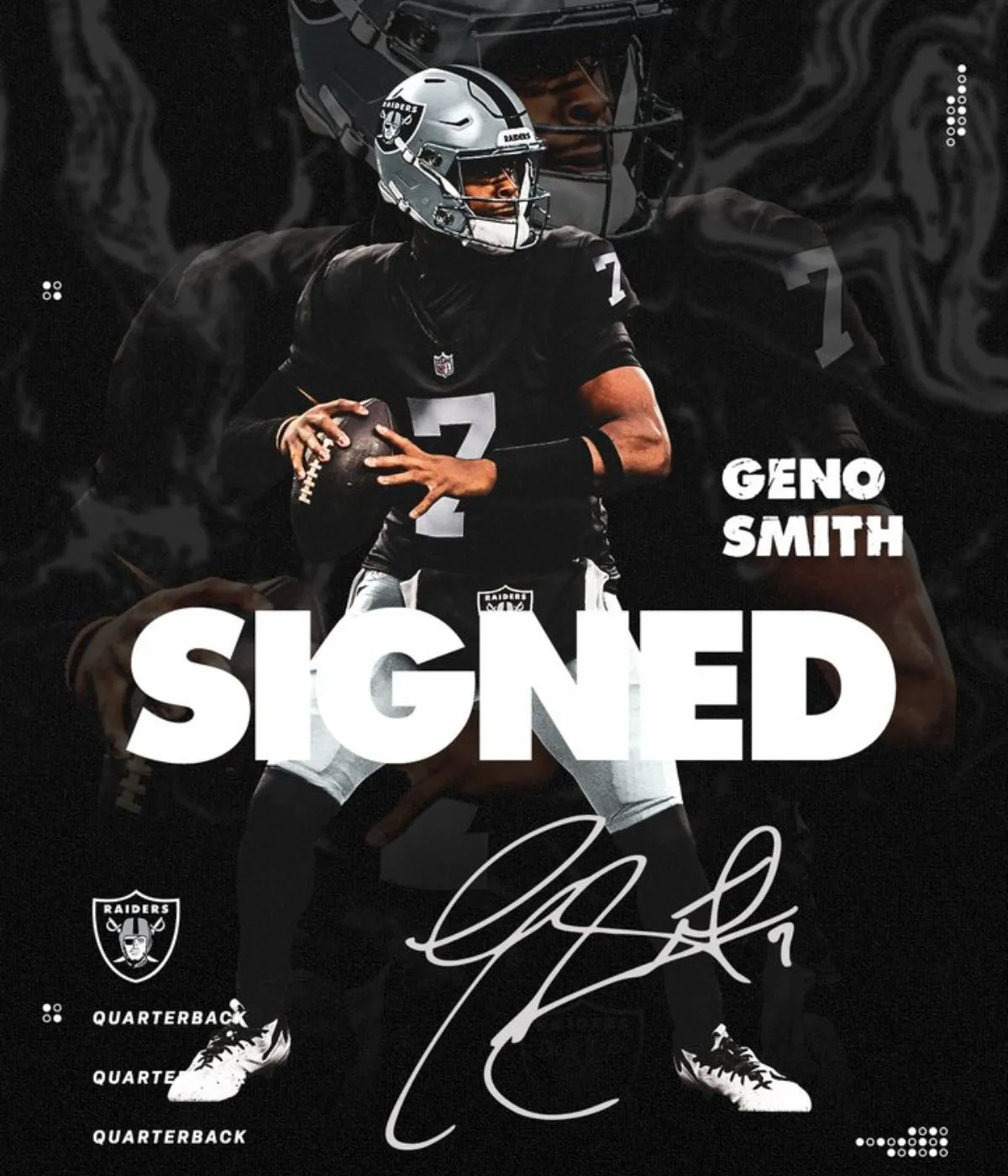 Raiders Make 2-Word Statement Following Massive Geno Smith News