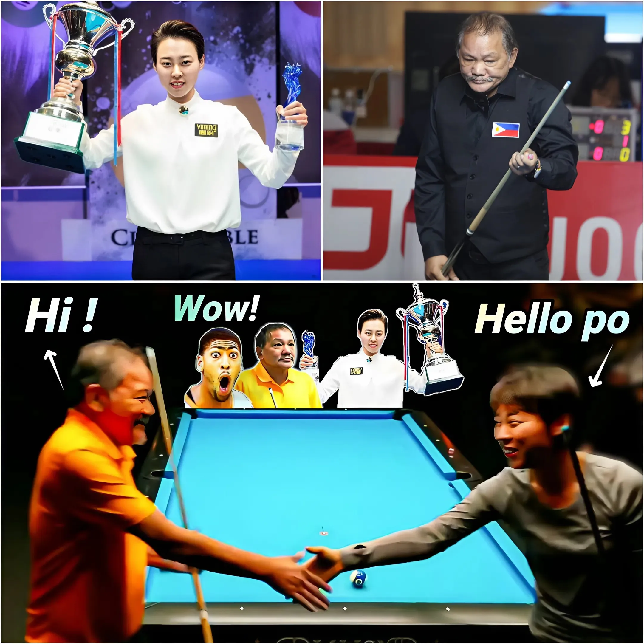 😱 UNBELIEVABLE! Siming Chen – the goddess of Chinese billiards – was defeated by Reyes' Magic in an instant!