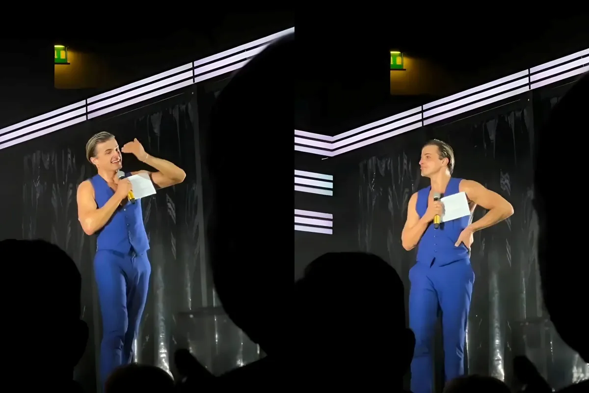 Watch the moment CBB star Nikita breaks down in tears on stage as he’s given update on Strictly partner by audience liennhi