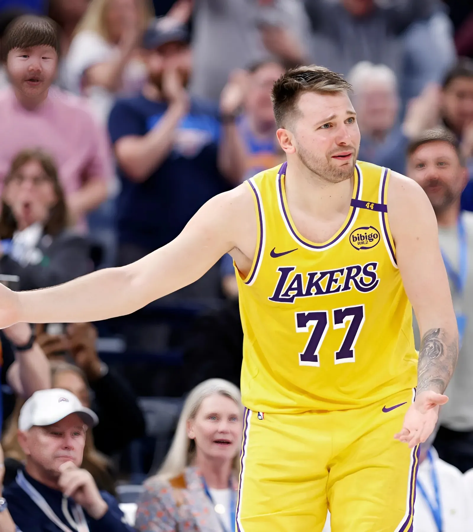 Doncic Ejected After Fan Exchange
