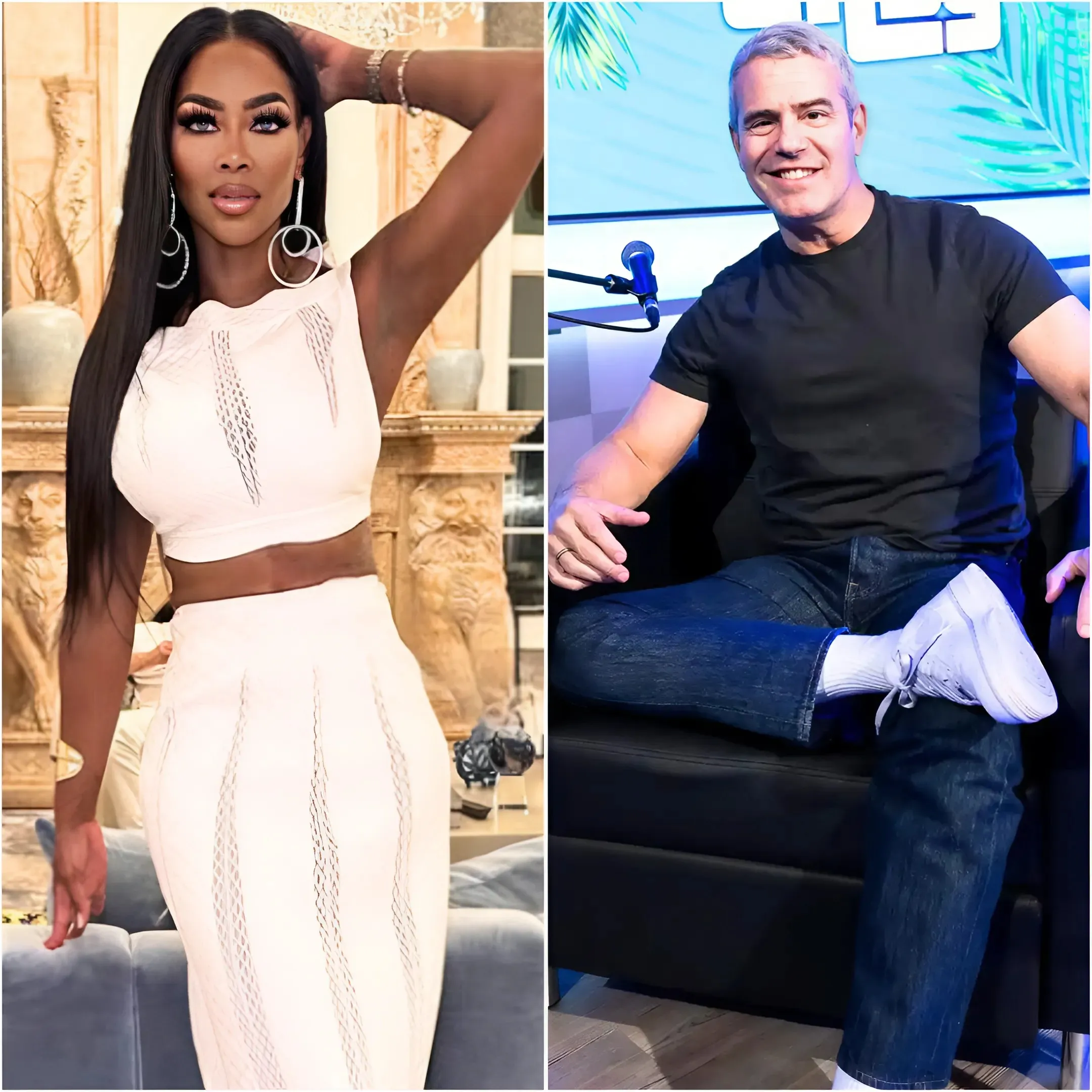 RHOA’s Kenya Moore Slams Andy Cohen’s Co-hosts & Denies “Sexual Assault” Claim, Mentions Phaedra’s Past Allegation of Kandi and Shades “Selective Outrage,” Plus Talks Brit’s Gun Threat
