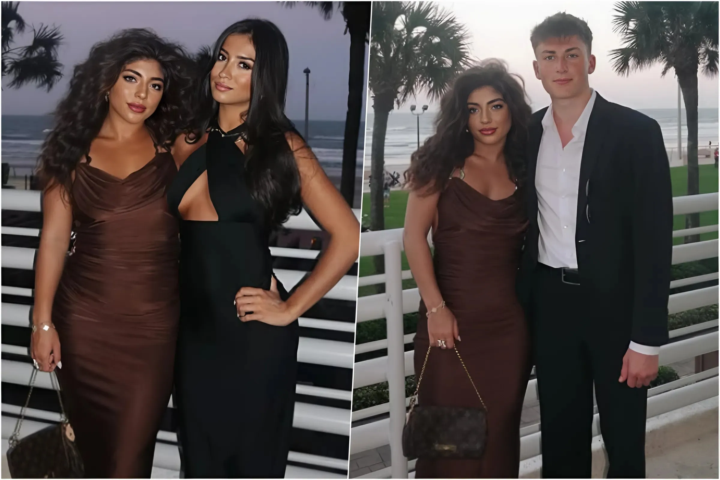 Milania Giudice Dazzles in Chocolate-Colored Gown for College Formal Season! trucc