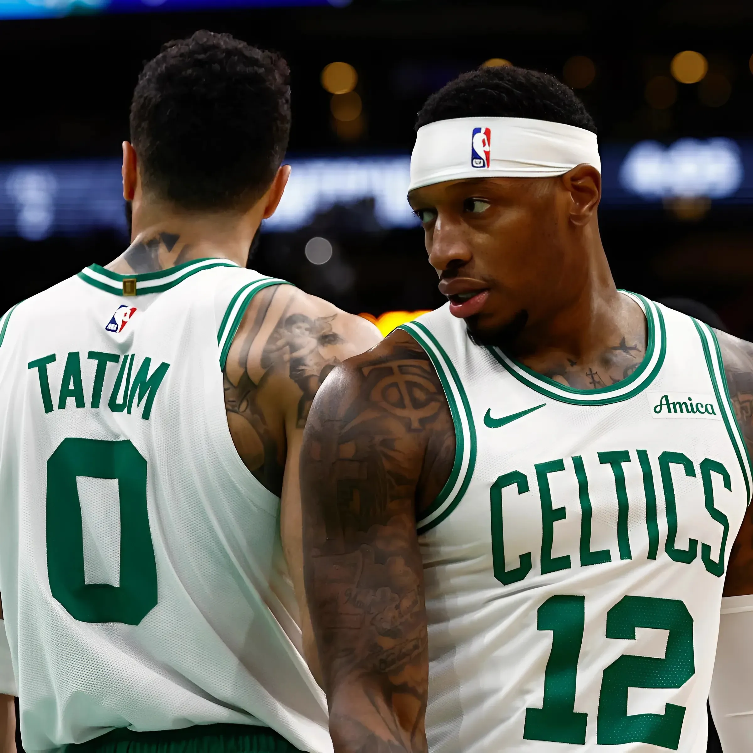 Joe Mazzulla compares Torrey Craig to beloved former Celtic — as vet shows out in front of son