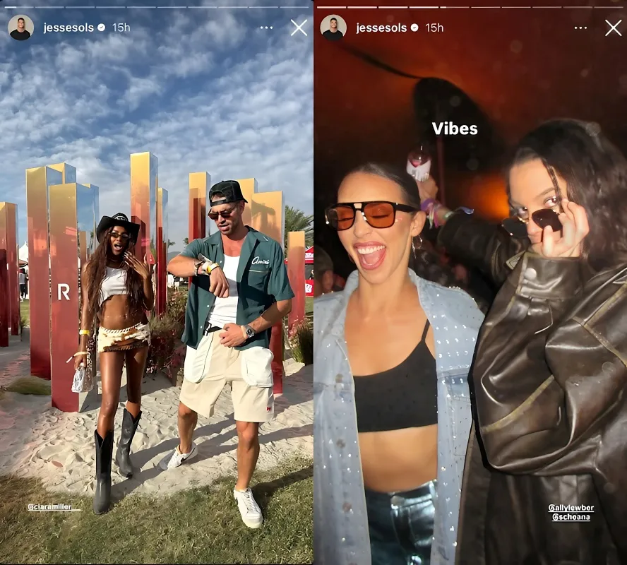 PHOTOS: Summer House’s Jesse Solomon Parties With Ciara at Coachella Amid Romance Rumors, Plus Lexi Jokes About Them Being Like Siblings With White Lotus Reference - lulu