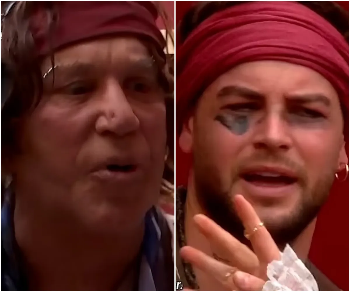 Watch the shocking moment Mickey Rourke is removed from Celebrity Big Brother house after exploding at Chris Hughes in obscene foul mouthed rant - suong