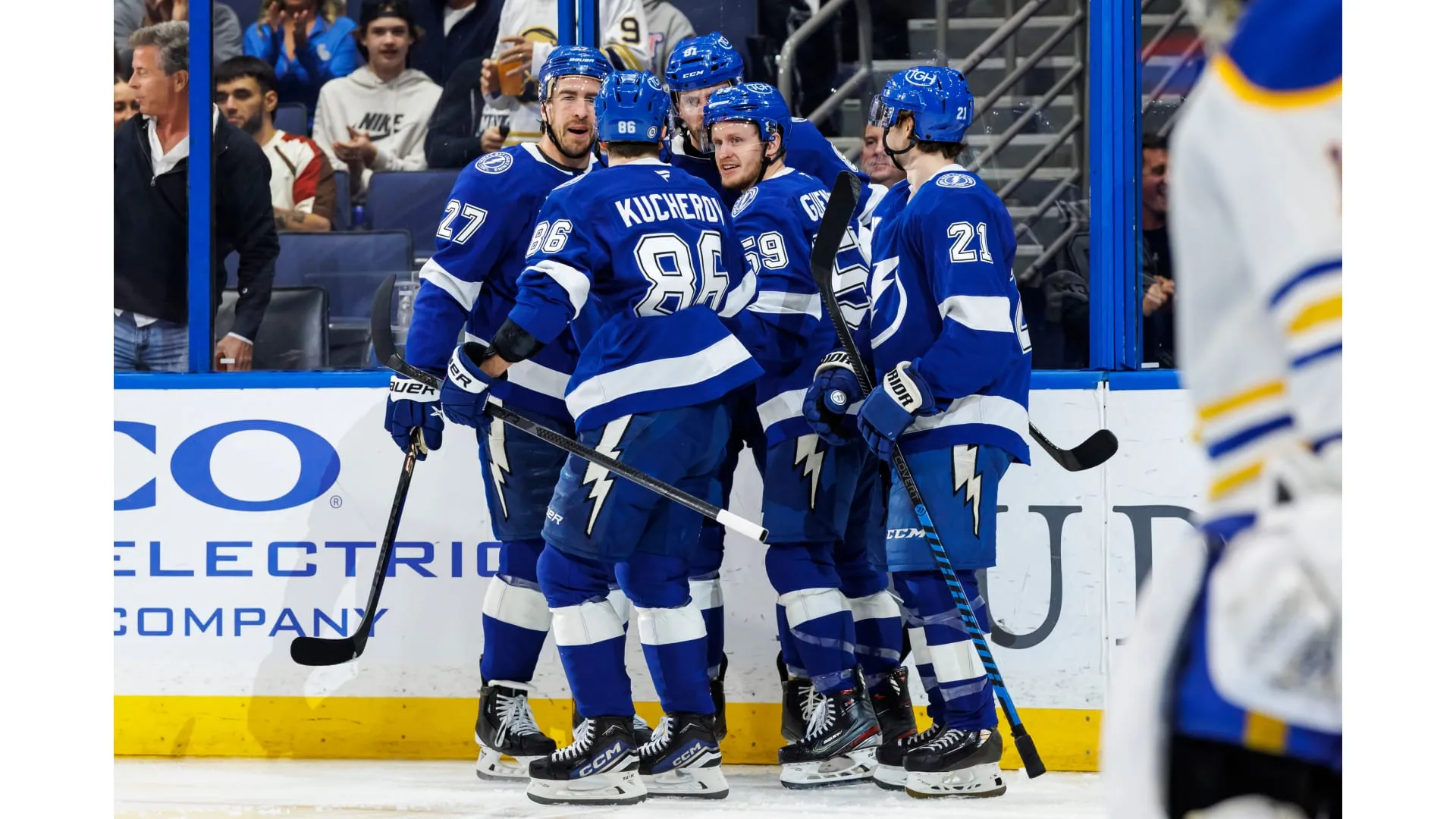 Nikita Kucherov's 3-point night powers Lightning past Sabres