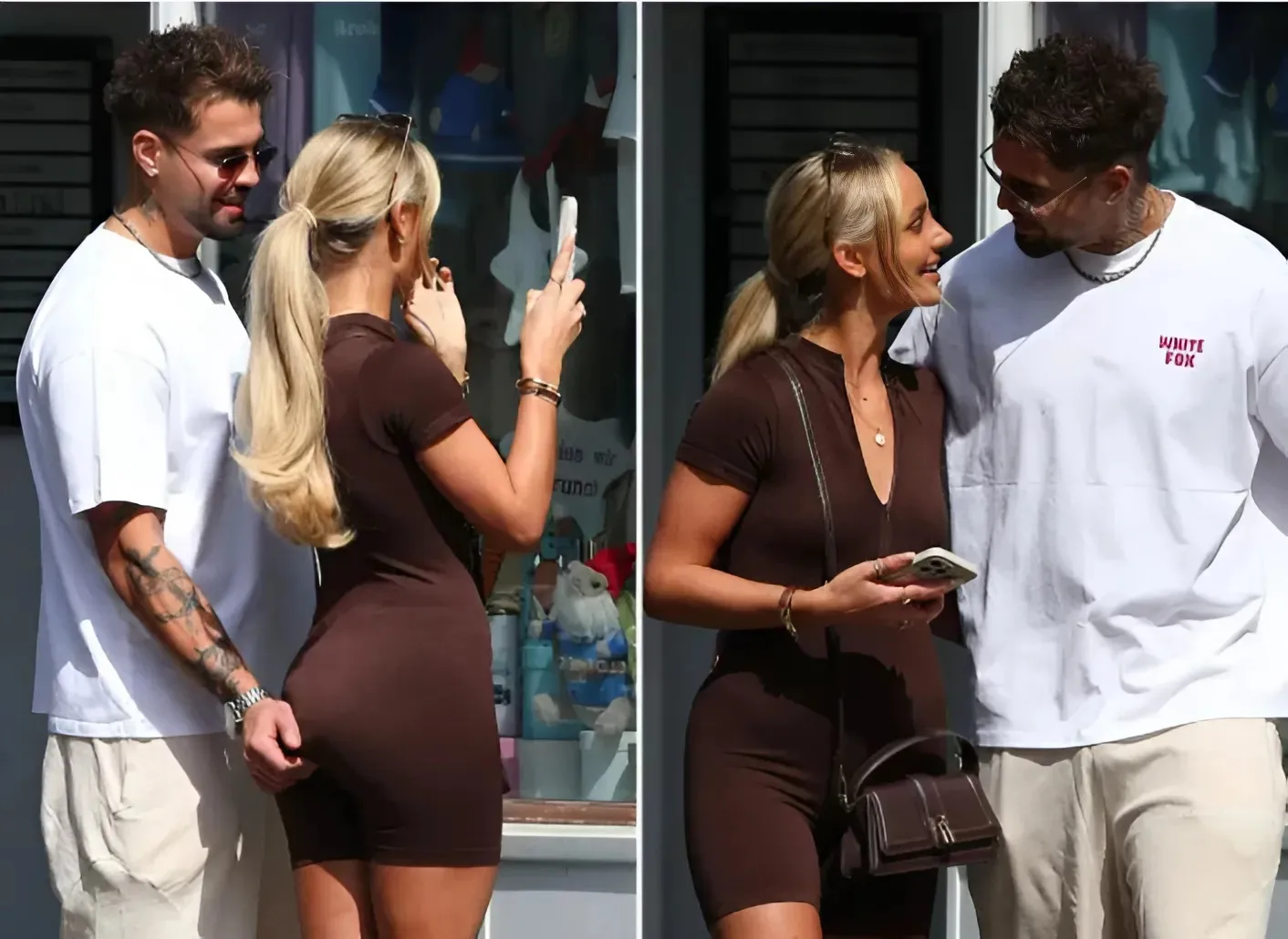 MAFS’s Nathan sparks rumours he’s having a BABY with Love Island star girlfriend as pair are spotted shopping in London