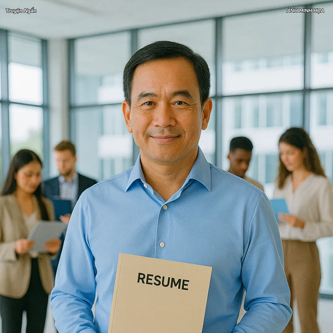 Người đàn ông trung niên đem hồ sơ đi xin việc nhưng lại bị chèn ép, coi th:ường. Để rồi khi biết th:ân ph:ận thật của ông, tất cả như ch:ết l:ặng...