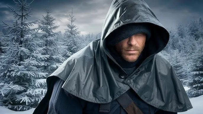 Survival camping in the winter A snowstorm Rainfall in the North