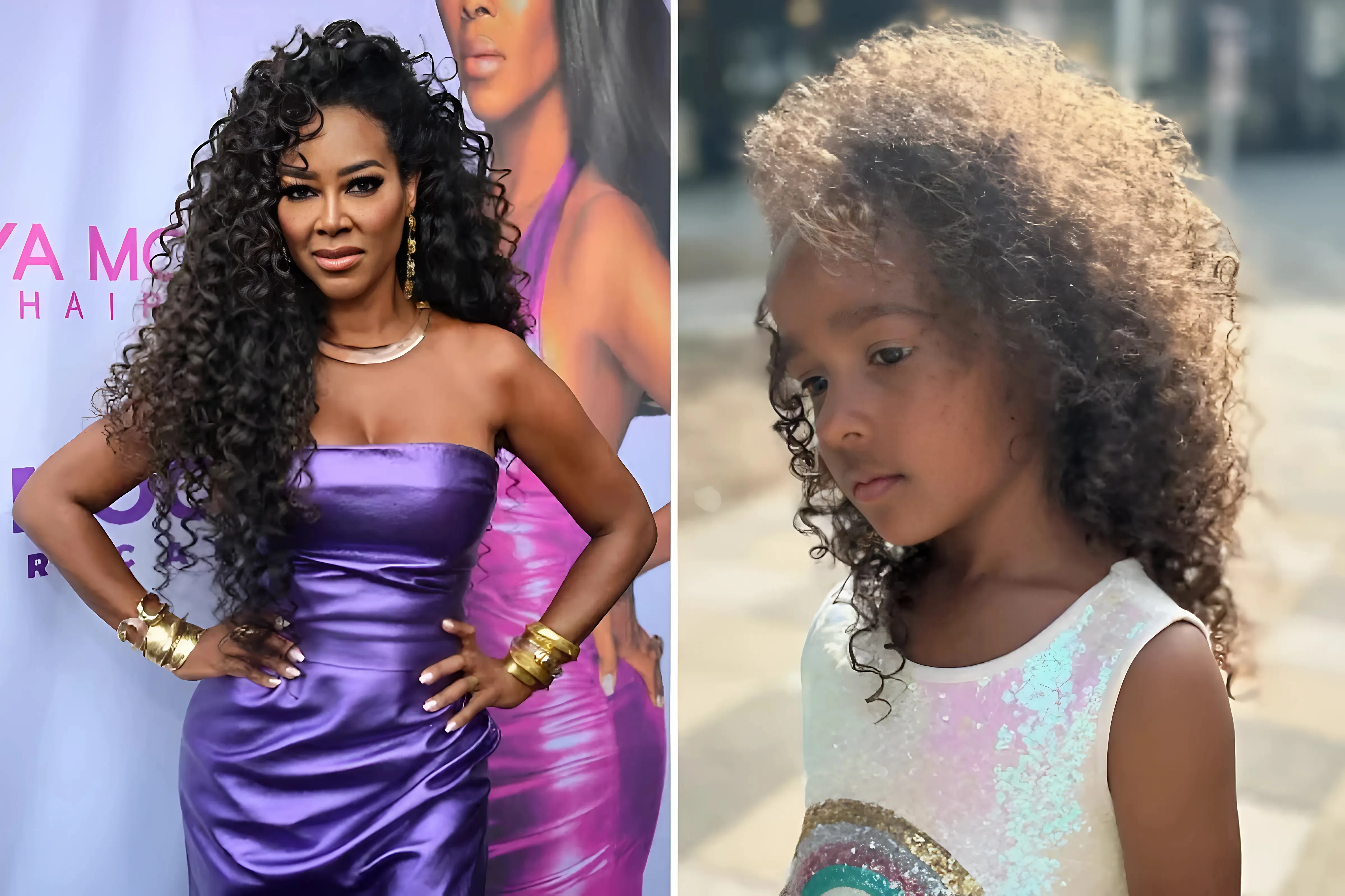 Kenya Moore files trademark for daughter Brooklyn, 6, to launch clothes, toys and children’s book line after RHOA firing