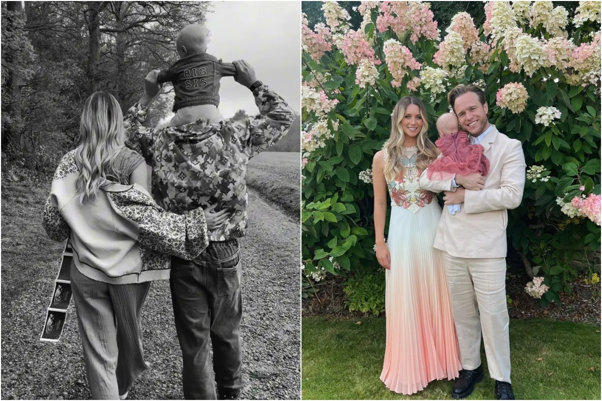 Olly Murs reveals he and wife Amelia are expecting their second child as he shares sweet family clip ngocc