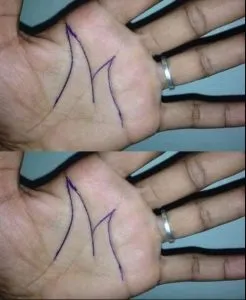 P1. Why some people have an 'M' on their palm P1. Why some people have an 'M' on their palm