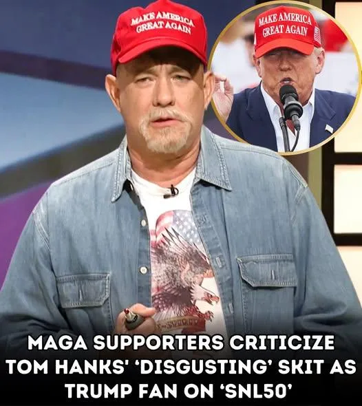 Tom Hanks Face huge backlash from MAGA supporters over ‘Offensive’ Trump voter skit Tom Hanks Face huge backlash from MAGA supporters over ‘Offensive’ Trump voter skit