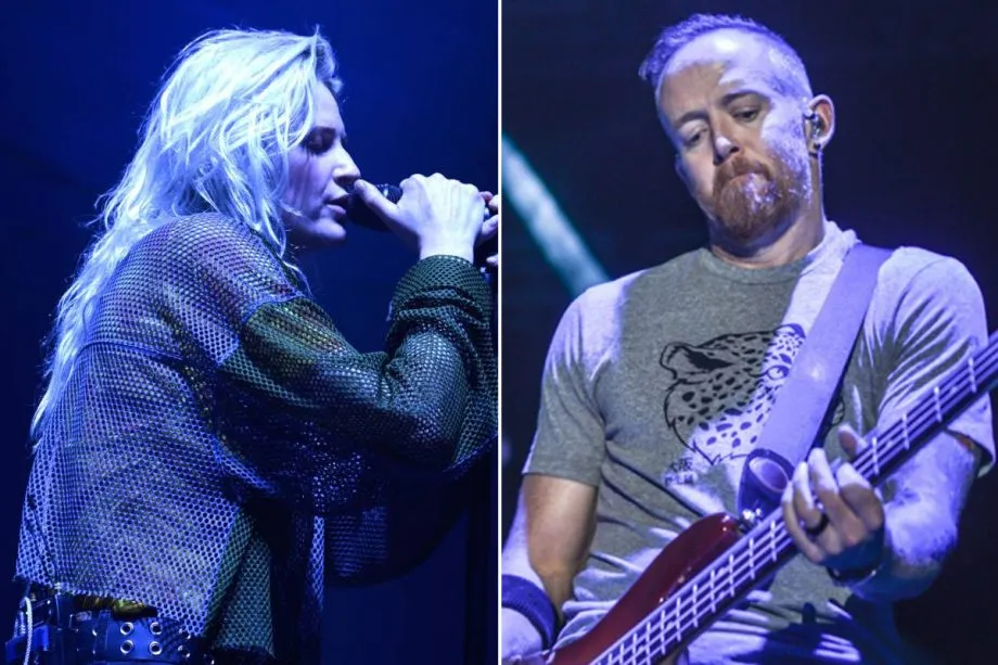 Linkin Park’s Dave Farrell Falls Into Drums After Emily Armstrong’s Push