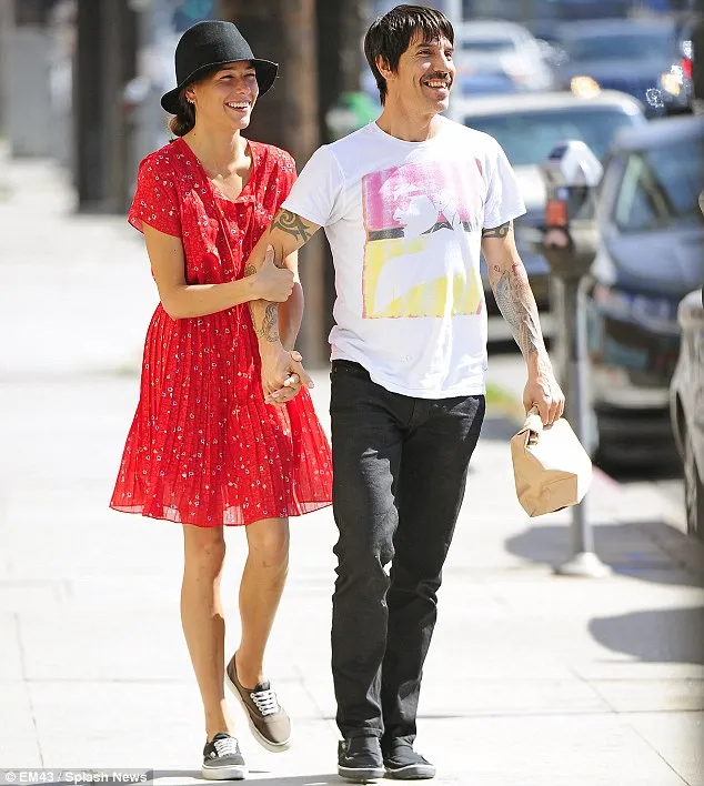 Anthony Kiedis, 62, 'hand in hand' on the street with 19-year-old girlfriend Helena despite breakup rumors: 'We found harmony in our souls'