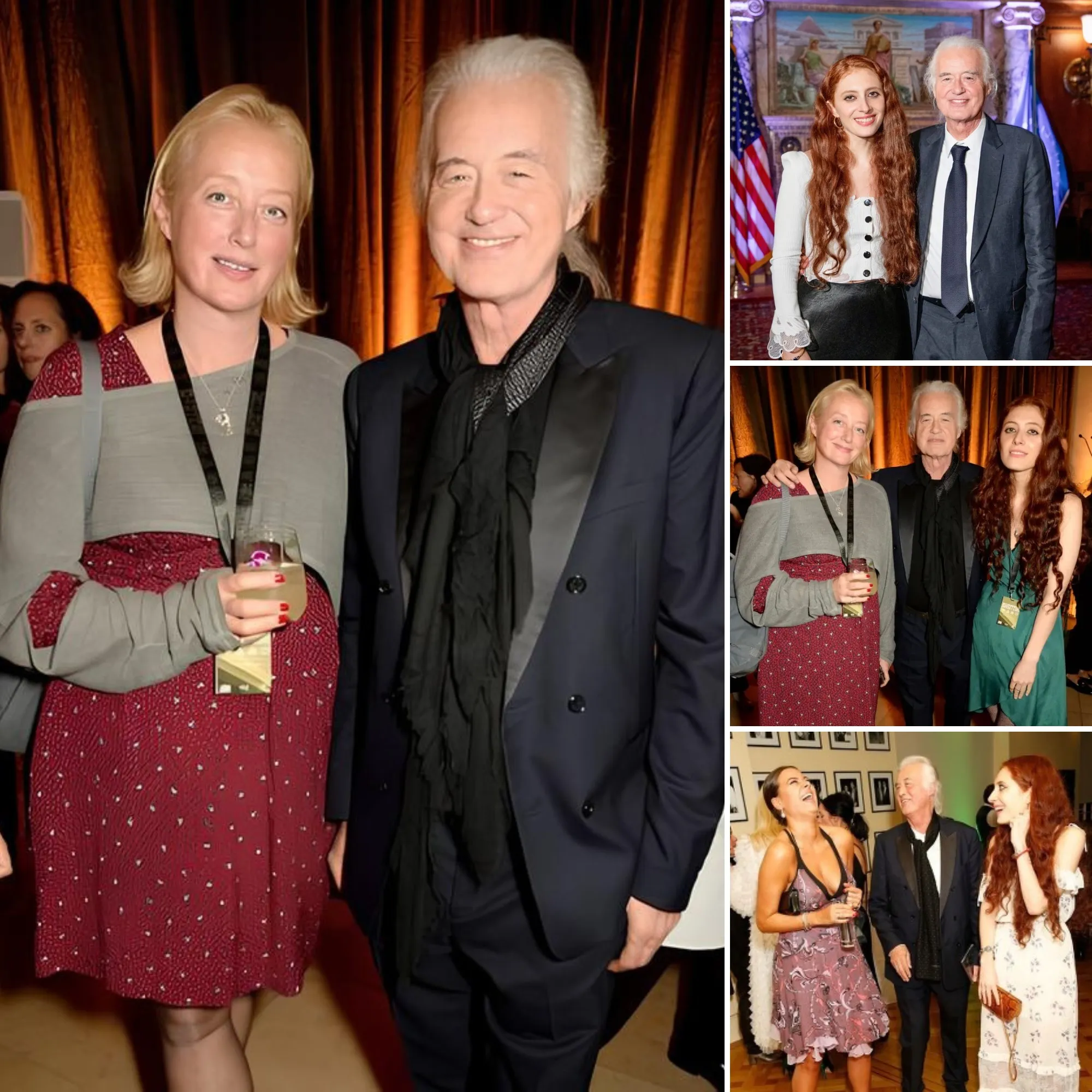 Jimmy Page's daughter discusses her experience when her father had a girlfriend 18 years younger than her.  'I was confused because I didn't know how to address her.  I think they'll give me a younger sibling
