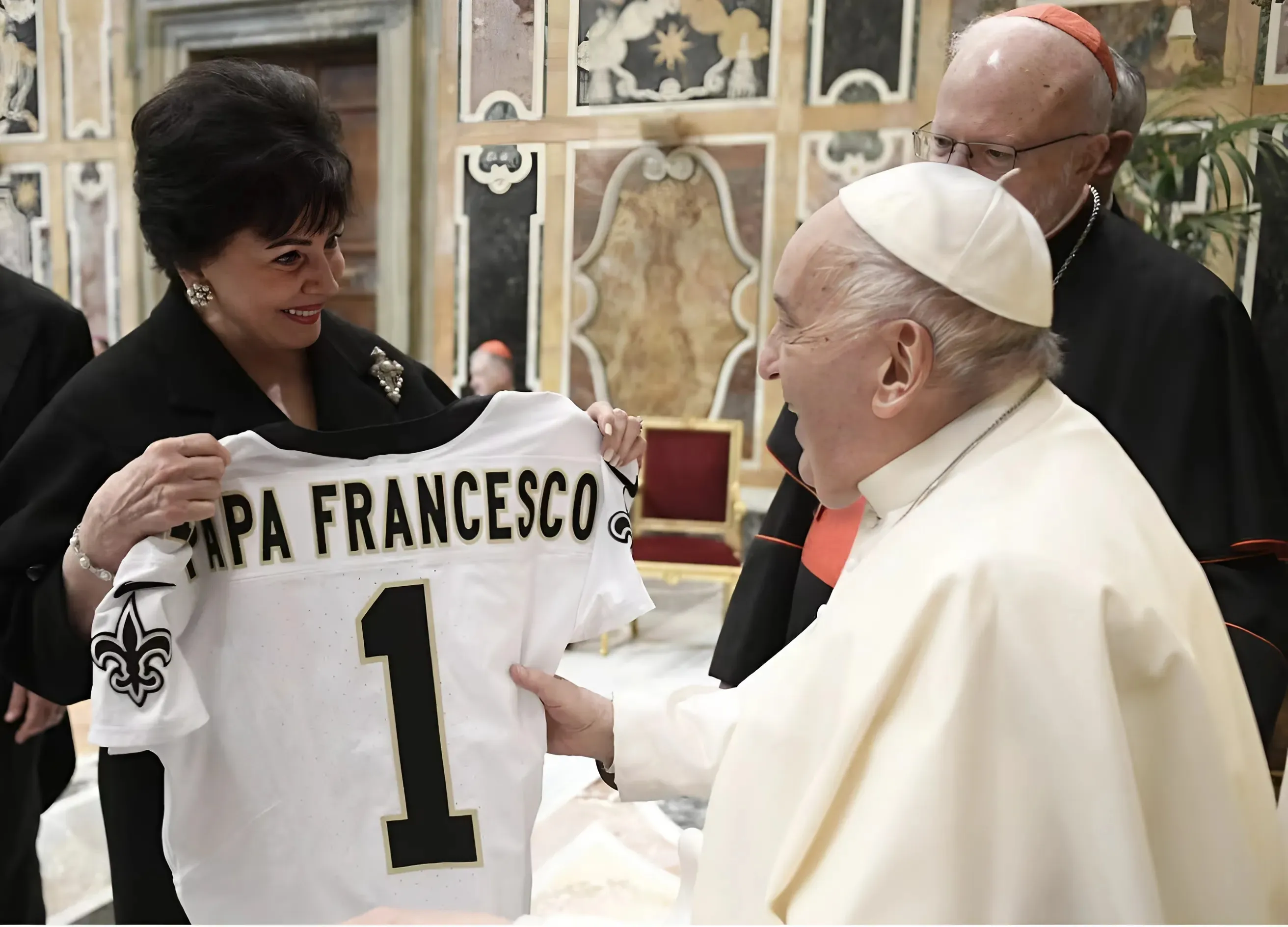 Why Pope Francis had an unusual and humorous connection to the New Orleans Saints