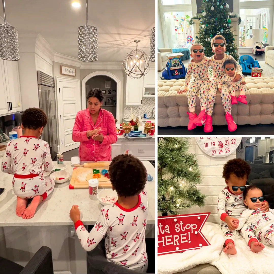 Giannis' wife shares Christmas preparations with her kids🤎🙏🏽