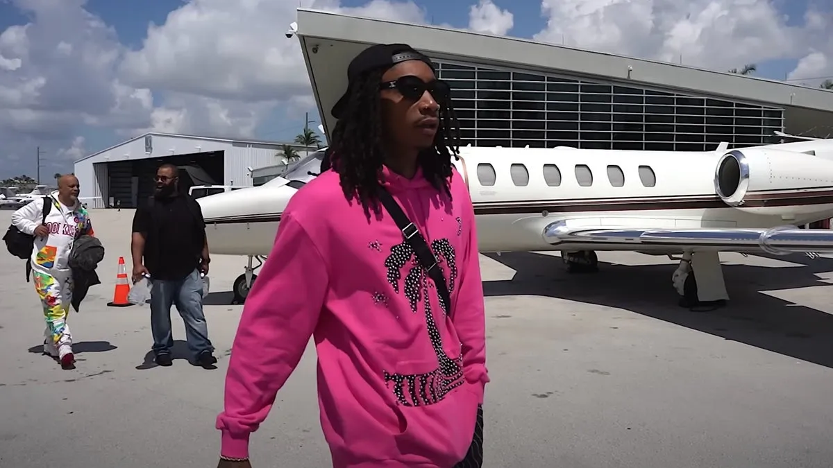 Wiz Khalifa Is So Rich, He Built His Own Private Plane to Tour the World