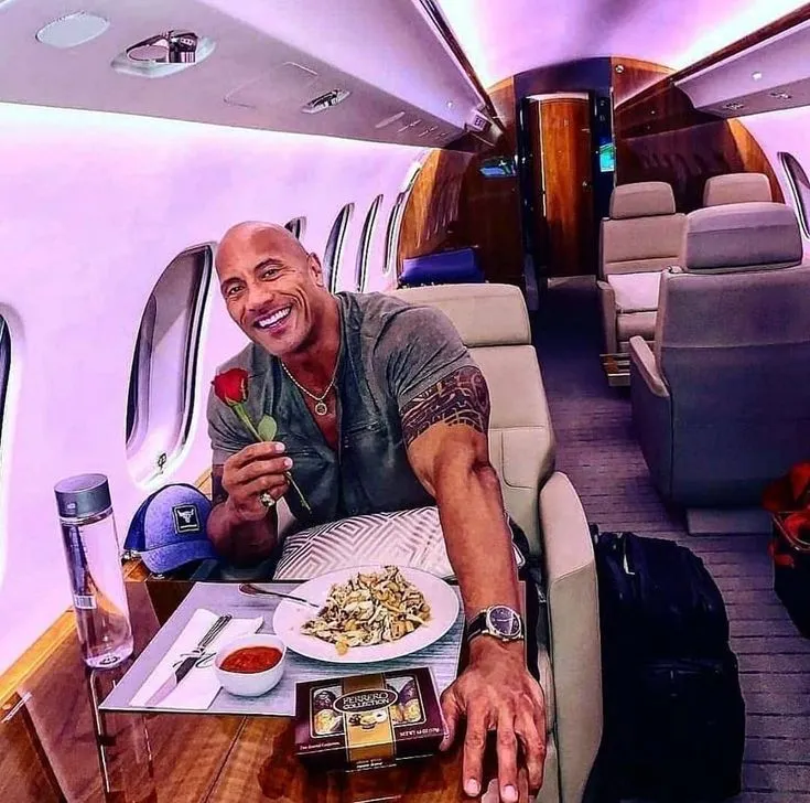 The Rock just bought Bombardier plane worth $64M just to fly to France for breakfast