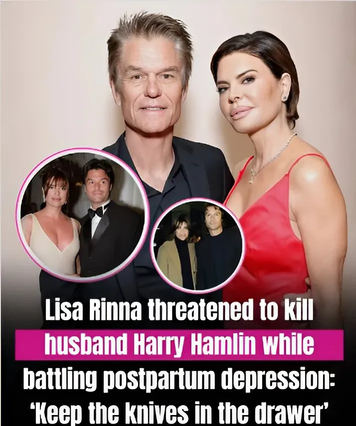 Lisa Rinna threatened to kill husband Harry Hamlin while battling postpartum depression: ‘Keep the knives in the drawer’