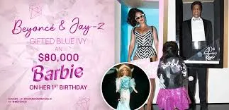 Million Dollar Baby! Beyoncé and Jay-Z 'spend £50,000 on diamond-encrusted Barbie for Blue Ivy's first birthday'
