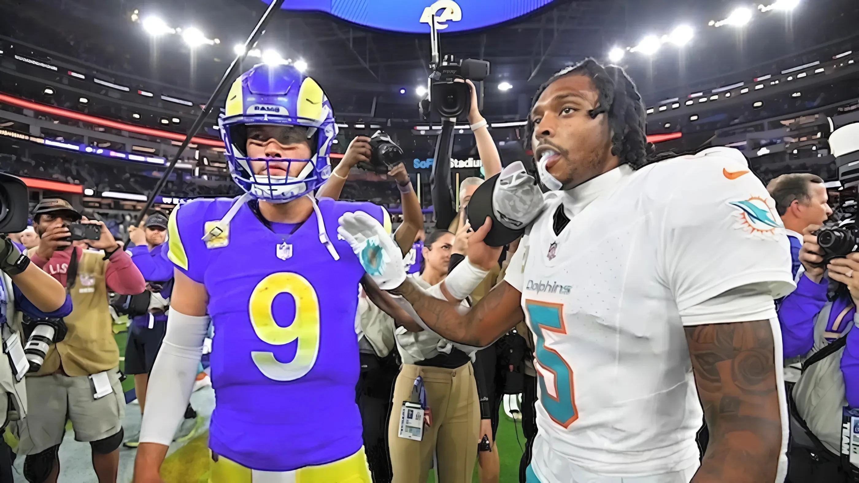 The Dolphins and Rams have discussed a Jalen Ramsey trade