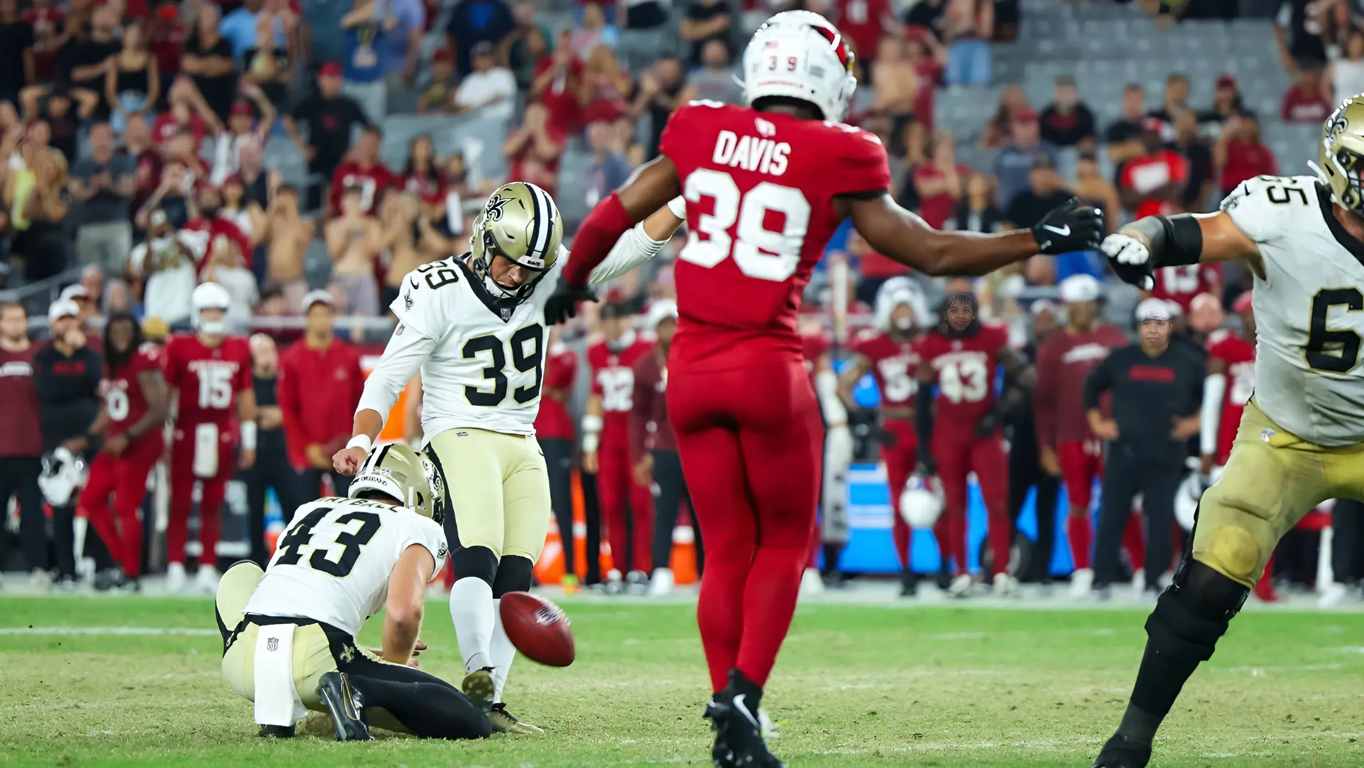Saints receive international roster exemption for second-year kicker Charlie Smyth Saints receive international roster exemption for second-year kicker Charlie Smyth