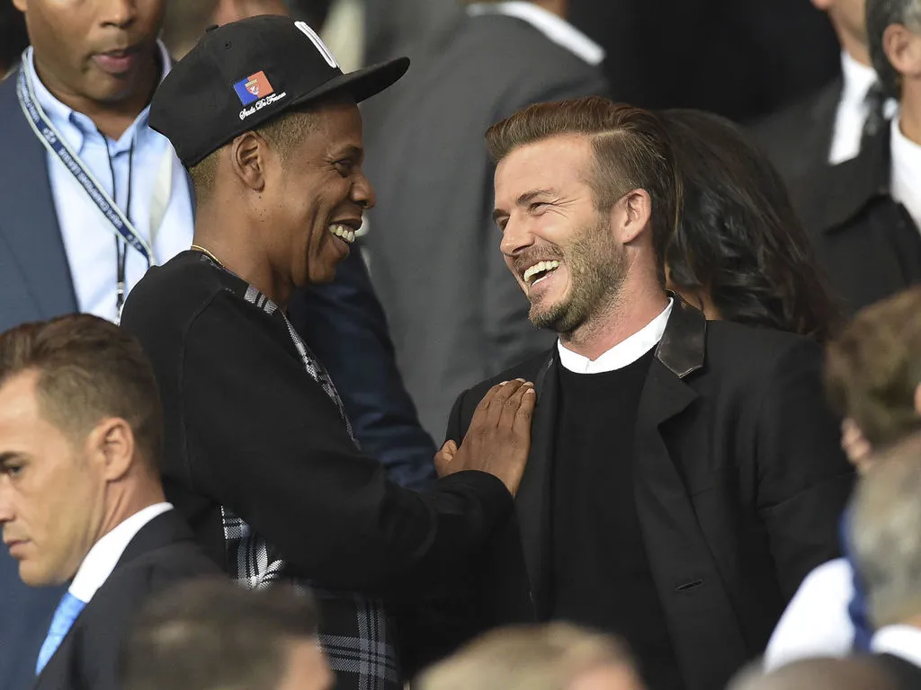 Beyoncé and Jay Z were seen watching football with David Beckham in Paris as the queen of pop tried to hold back a yawn!😴