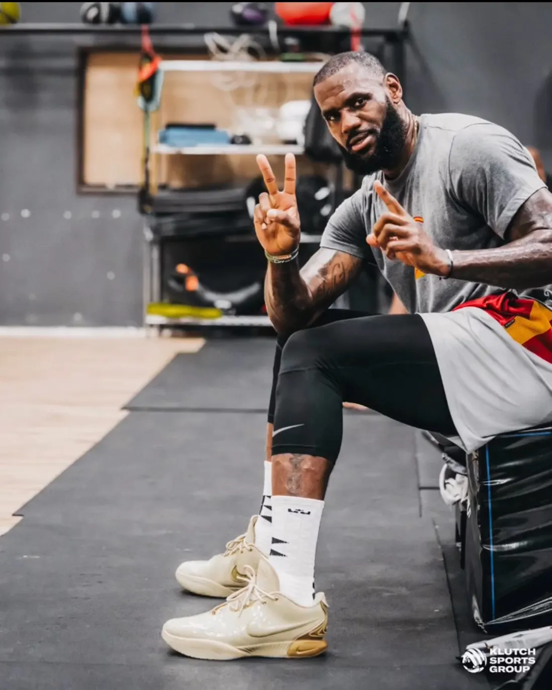 LeBron James just revealed the Nike LeBron 21 for the very first time 👀