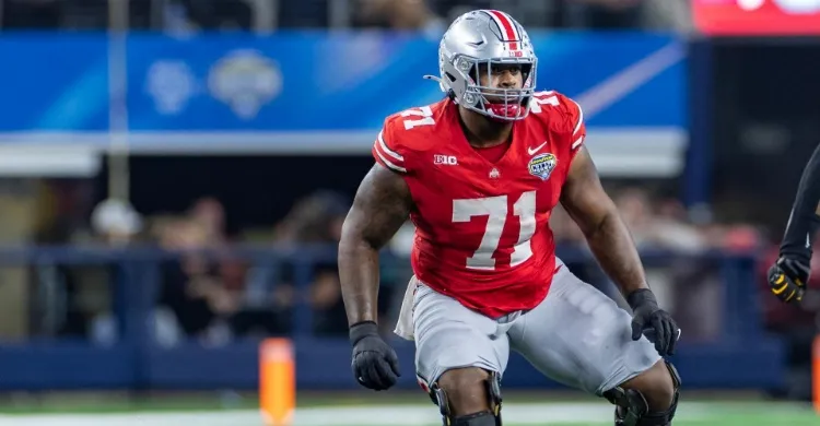 Chiefs feel they acquired top-10 talent in Josh Simmons at No. 32 overall