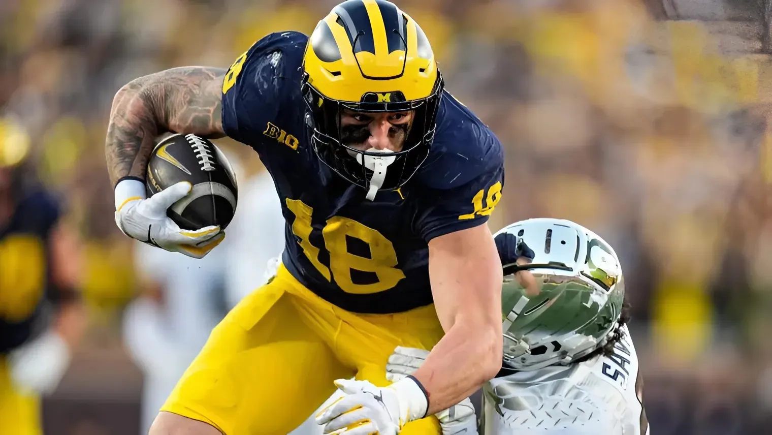 Bears just drafted Ben Johnson's new Sam LaPorta with Colston Loveland