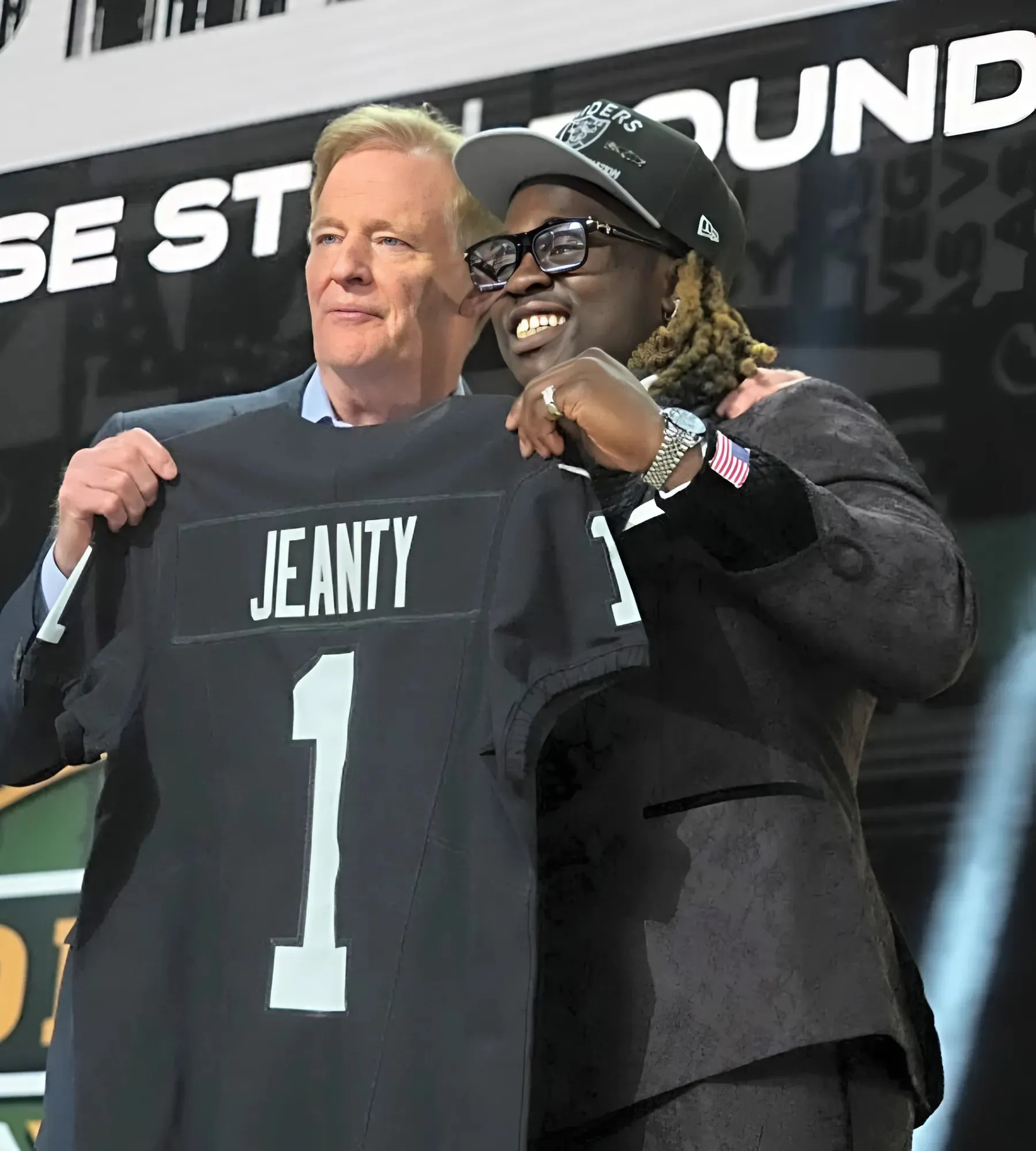 Las Vegas Raiders' new running back Ashton Jeanty is already talking about the unthinkable before playing a single snap