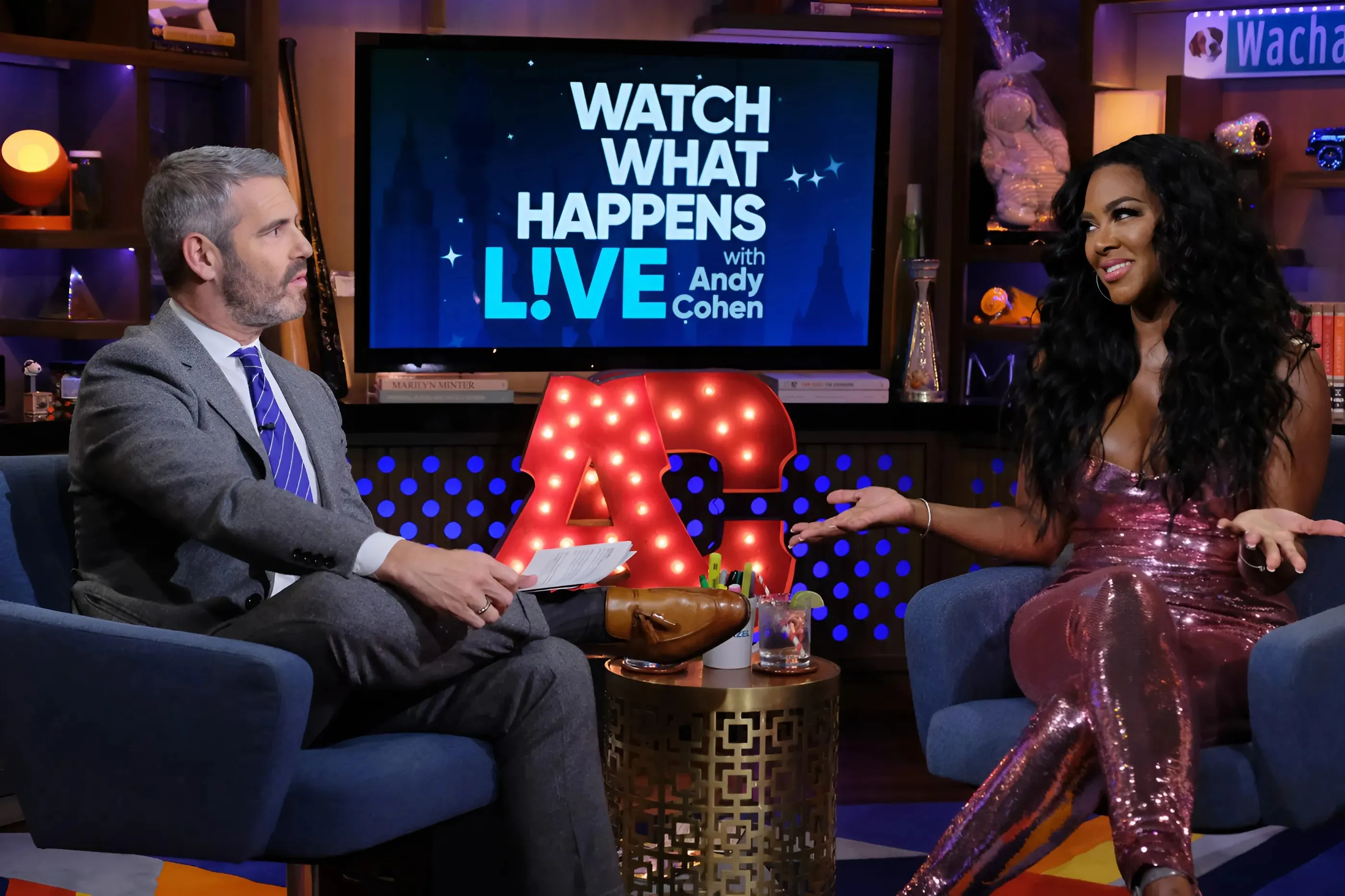 Andy Cohen Caught Offguard With Kenya Moore RHOA Return Questions
