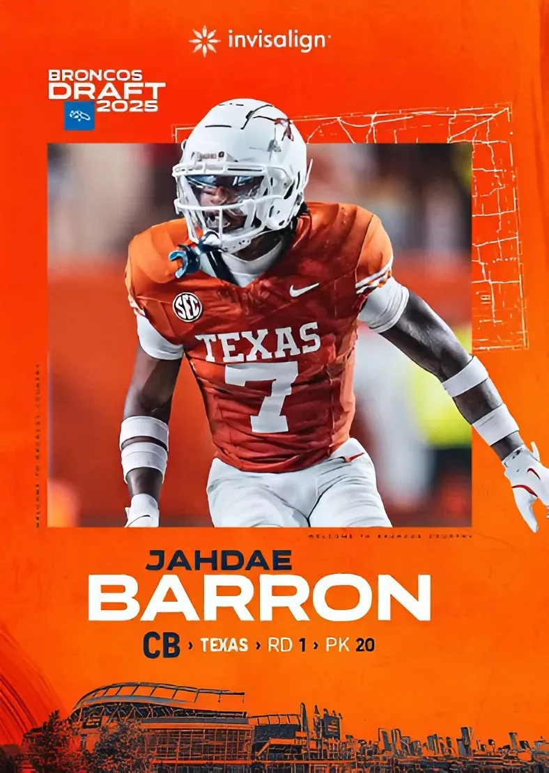 Denver Broncos continue their roster building strategy from free agency with their first-round pick in the 2025 NFL Draft