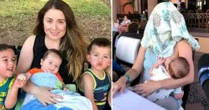P2. Texas Mother’s Confident Response to Public Breastfeeding Request Goes Viral