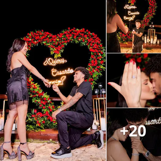 Liverpool superstar Luis Diaz proposed to his stunning WAG with a $10 sparkling million ring