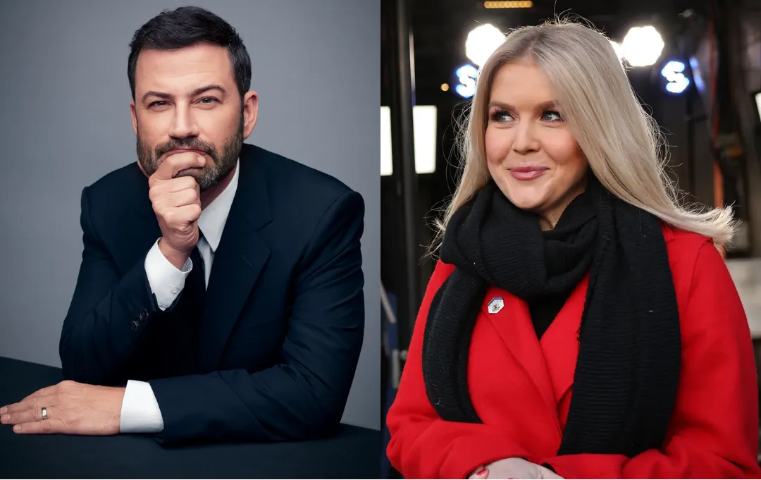 Jimmy Kimmel Crosses the Line on Live TV—Karoline Leavitt’s Fiery Comeback Leaves Him Humiliated as Audience Gasps in Sh0ck Jimmy Kimmel Crosses the Line on Live TV—Karoline Leavitt’s Fiery Comeback Leaves Him Humiliated as Audience Gasps in Sh0ck
