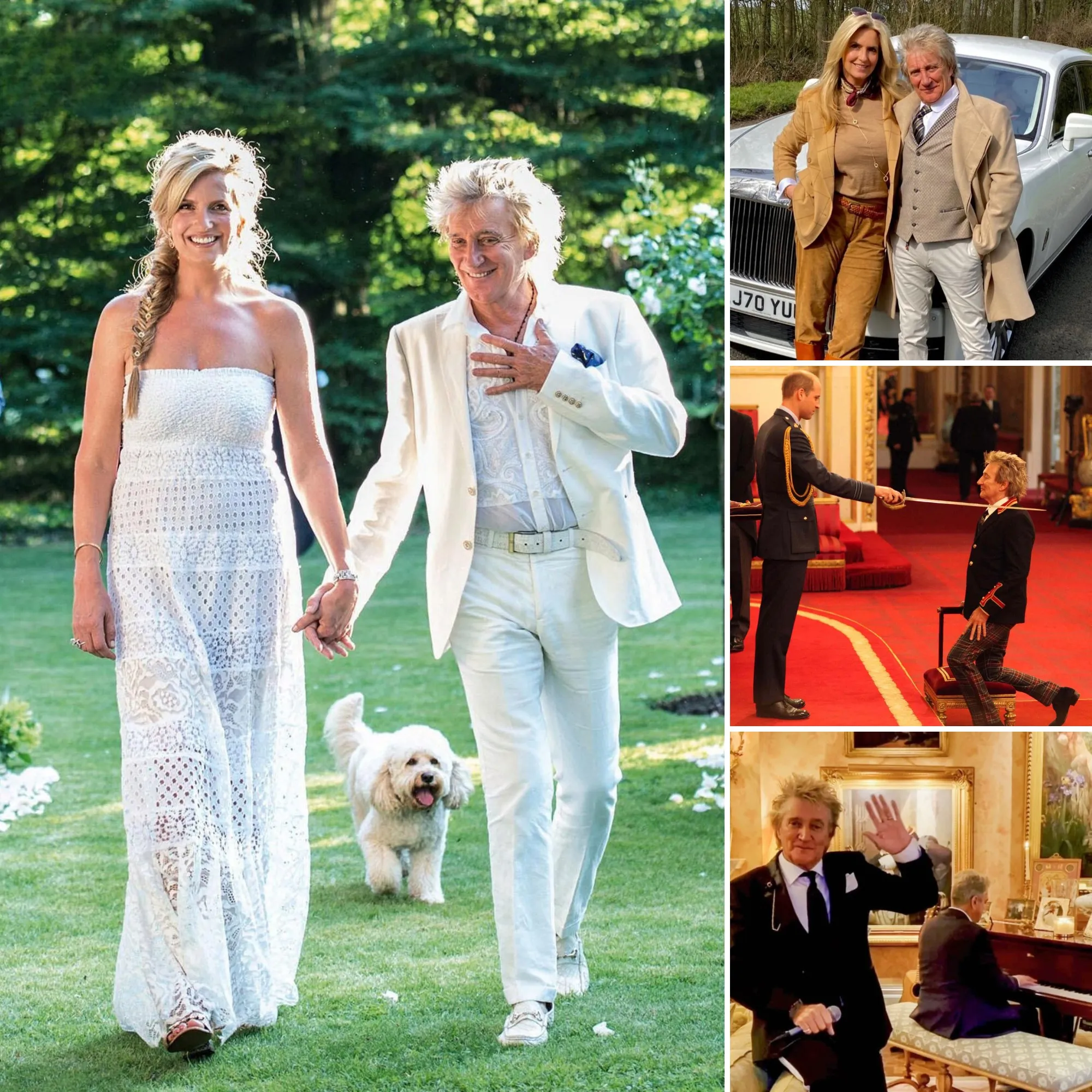 Sir Rod Stewart has a net worth of $300 million from his music, which has been certified silver in the UK
