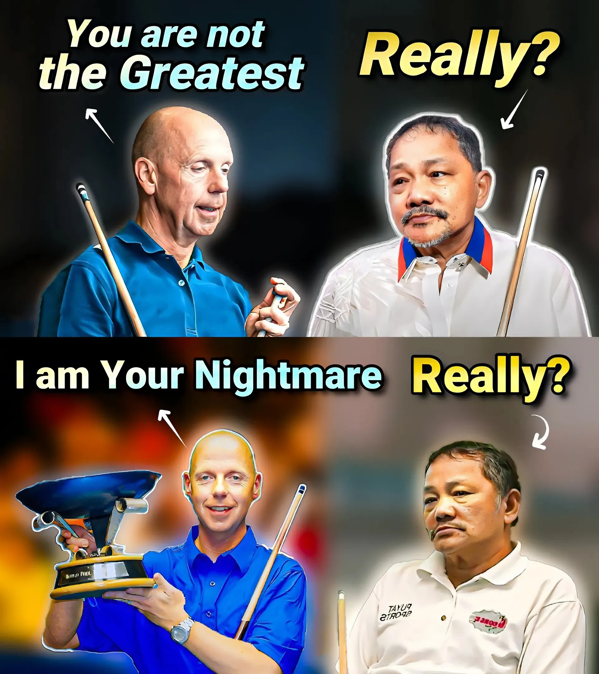 👑 The Uncrowned Master! Efren Reyes Faces and Takes Down Germany's "Trophy Machine" in the Fateful Battle!