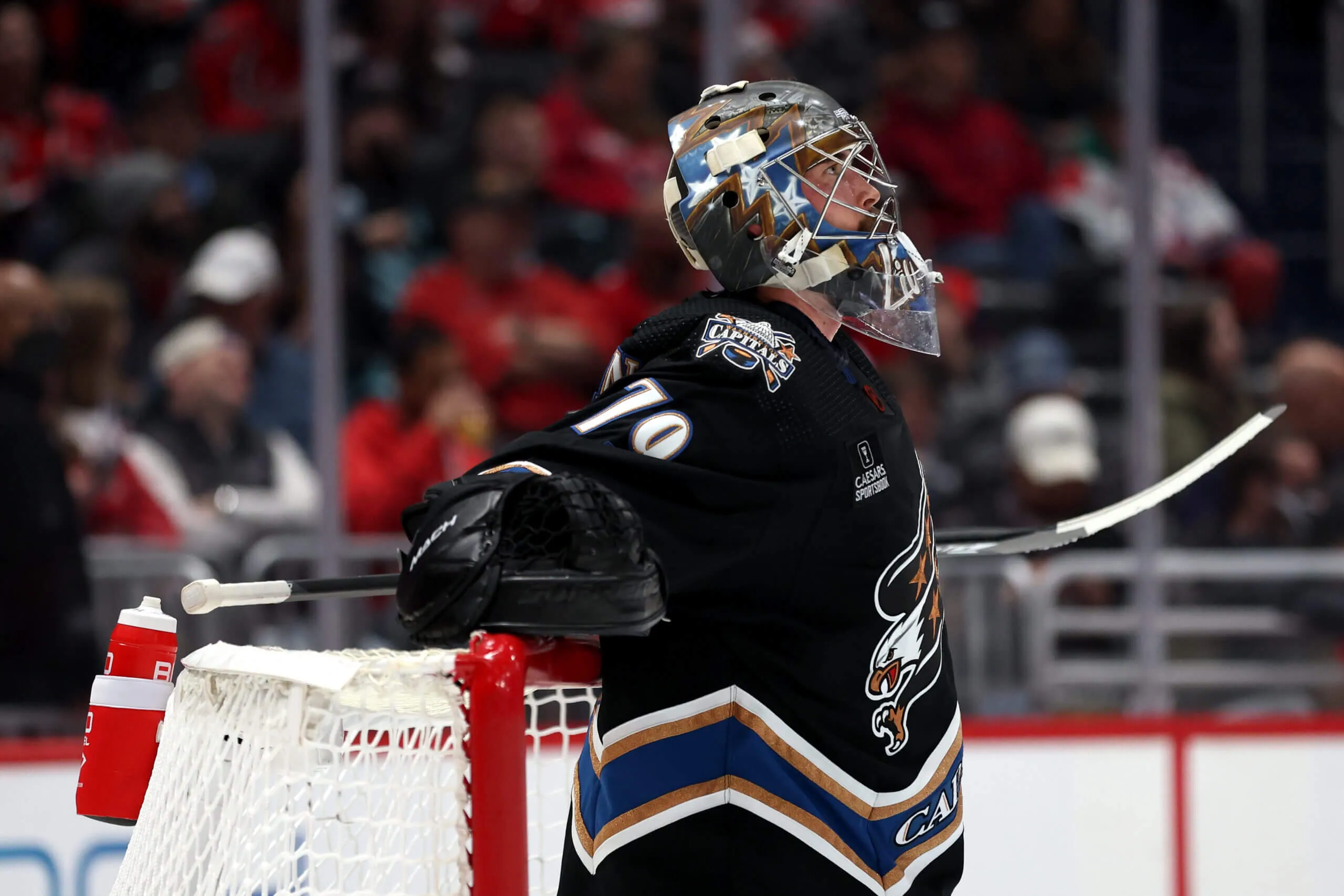 Charlie Lindgren ready for potential Game 4 start after injury to Logan Thompson: ‘Every day, I’ve kept on working to get to moments like this’