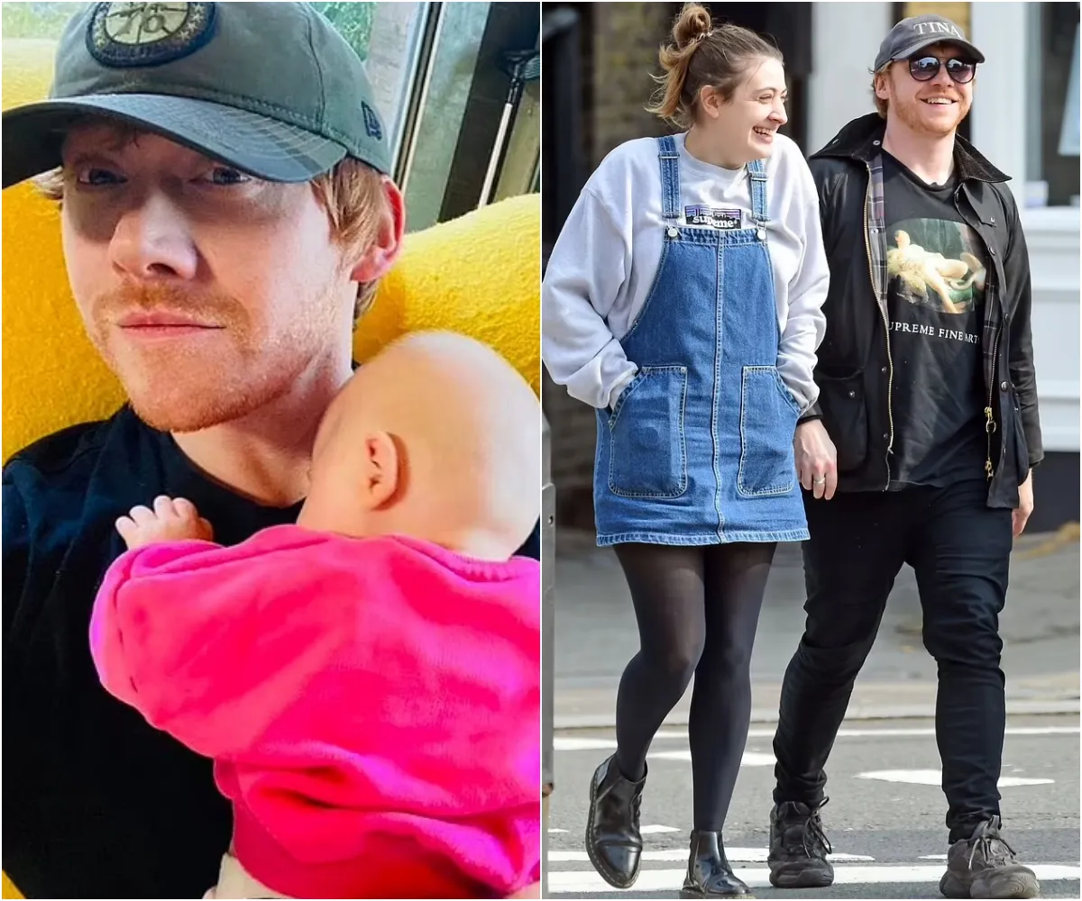 Harry Potter star Rupert Grint is a dad again! Actor 'secretly welcomes second child' with girlfriend Georgia Groome five years after birth of daughter Wednesday - suong