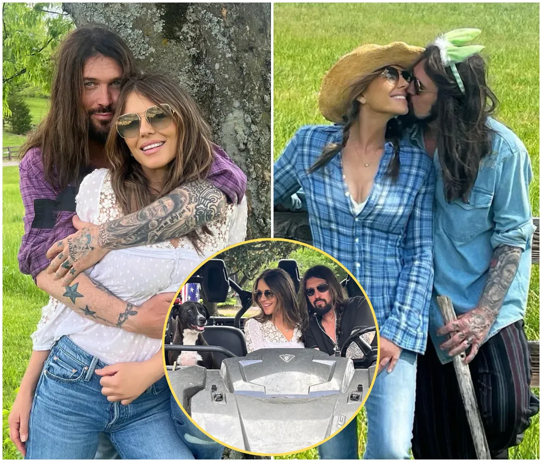 Elizabeth Hurley cuddles boyfriend Billy Ray Cyrus on romantic weekend at his Tennessee farm as pals say he’ll propose