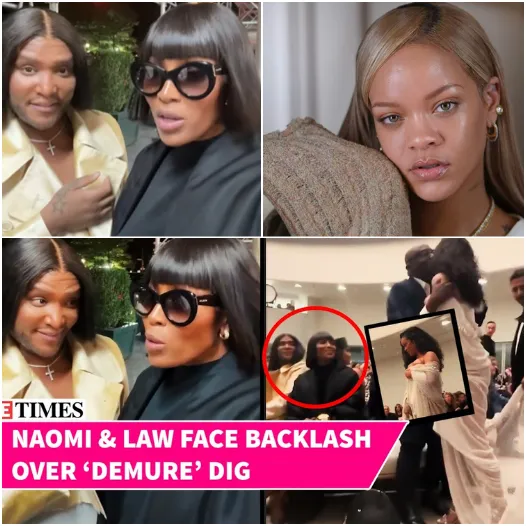 'Rihanna Ignored Naomi': Internet Backs Riri Against Campbell and Law Roach’s ‘Demure’ Dig