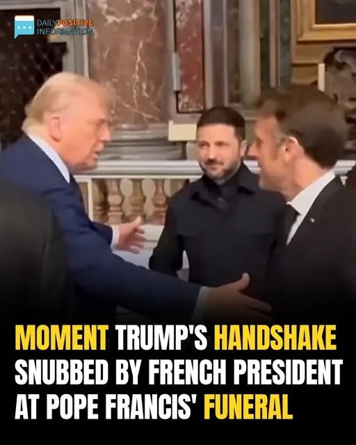 Awkward Moment: Macron Appears To Snub Trump’s Handshake At Pope Francis’ Funeral Awkward Moment: Macron Appears To Snub Trump’s Handshake At Pope Francis’ Funeral