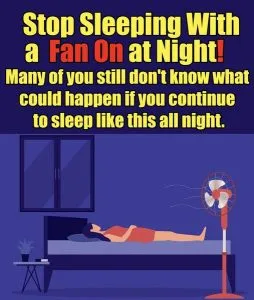 P3. Why using a fan at night can disrupt your sleep