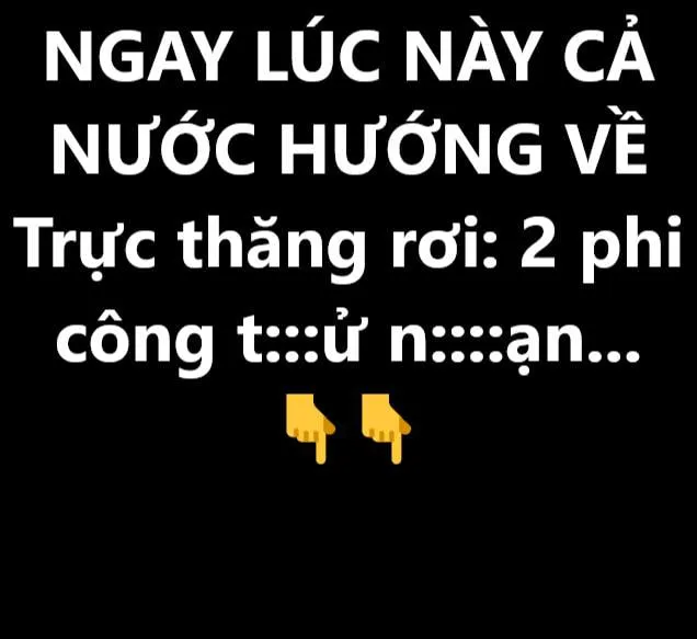 Trực thăng rơi: 2 phi công t:::ử n::::ạn