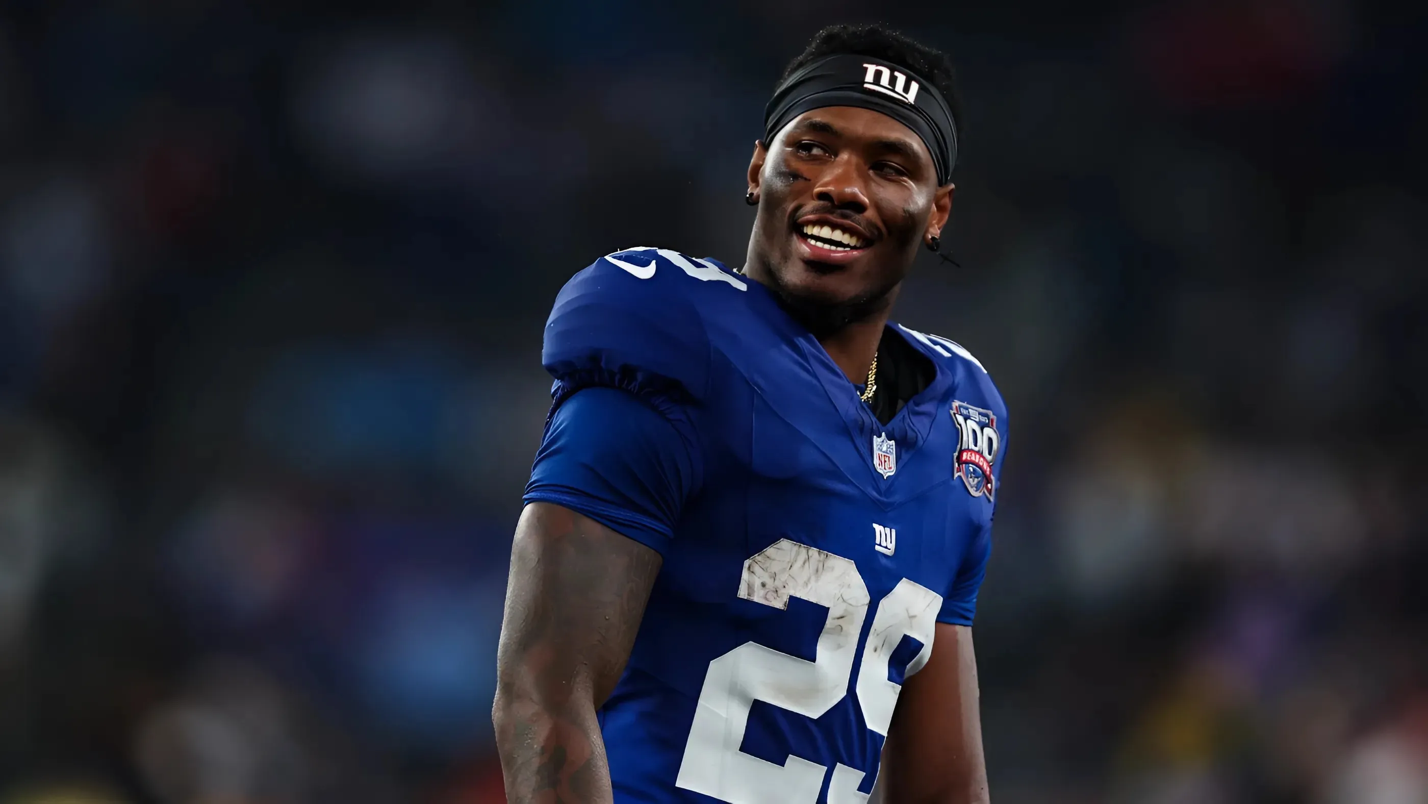 Giants rookie gets perfect welcome to New York from a familiar college friend